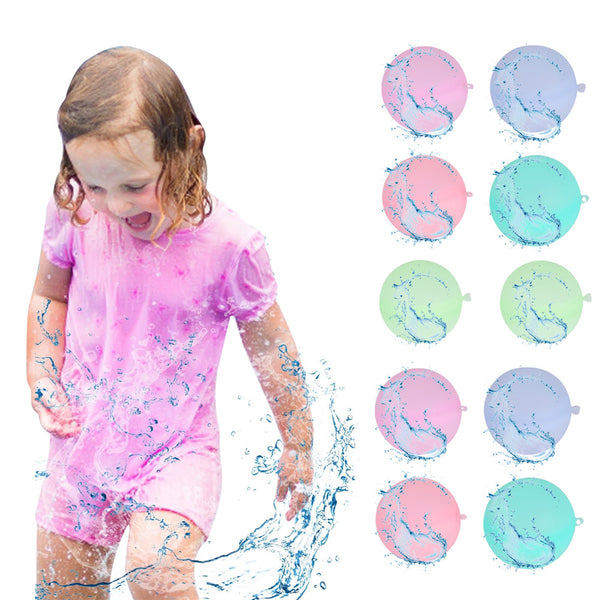 10 Pack Reusable Water Balloons for Kids