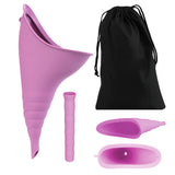 Portable Female Woman Ladies Urinal Urine Wee Funnel Camping Travel Loo-Purple
