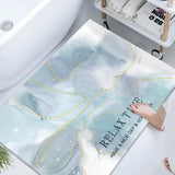 Soft Quick Drying Floor Mat Bathroom Floor Mats Absorbent Mat 50x80cm-Style 1