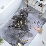Soft Quick Drying Floor Mat Bathroom Floor Mats Absorbent Mat 50x80cm-Style 2