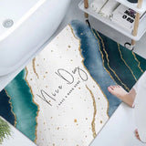Soft Quick Drying Floor Mat Bathroom Floor Mats Absorbent Mat 50x80cm-Style 4