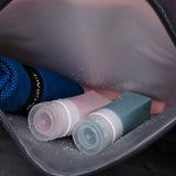 Large Capacity Collapsible Travel Bag Expandable Waterproof Duffel Bag-Pink