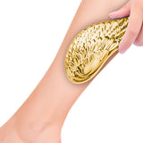 Manual Nano Hair Eraser Painless Hair Remover Tool for Back Arms Legs -Gold
