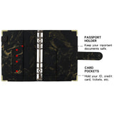 A6 Budget Binder Cash Envelope Planner System Organizer with Budget Money Envelopes-Black