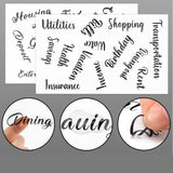 A6 Budget Binder Cash Envelope Planner System Organizer with Budget Money Envelopes-Black