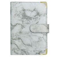 A6 Budget Binder Cash Envelope Planner System Organizer with Budget Money Envelopes-Grey