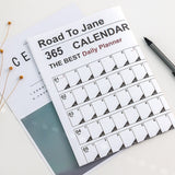 2023 Wall Year Planner Poster Yearly Wall Calendar with Stickers