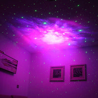 Astronaut Projector Starry Sky Galaxy Projection Lamp Night Light with Remote Control for Bedroom Decor-Style 2-Black
