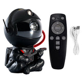 Astronaut Projector Starry Sky Galaxy Projection Lamp Night Light with Remote Control for Bedroom Decor-Style 2-Black