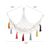 Boho Plush Toy Hammock Net Organizer Stuffed Animals Hanging Toys Room Storage-Style 2