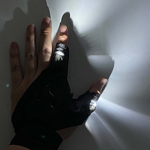 Outdoor Night Light Fishing Gloves – Waterproof One Pair