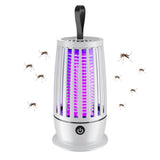 LED Electric Mosquito Killer Lamp USB Fly Trap Insect Bug Zapper Catcher-White