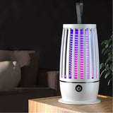LED Electric Mosquito Killer Lamp USB Fly Trap Insect Bug Zapper Catcher-White