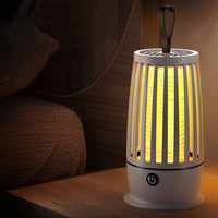 LED Electric Mosquito Killer Lamp USB Fly Trap Insect Bug Zapper Catcher-White