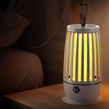 LED Electric Mosquito Killer Lamp USB Fly Trap Insect Bug Zapper Catcher-White