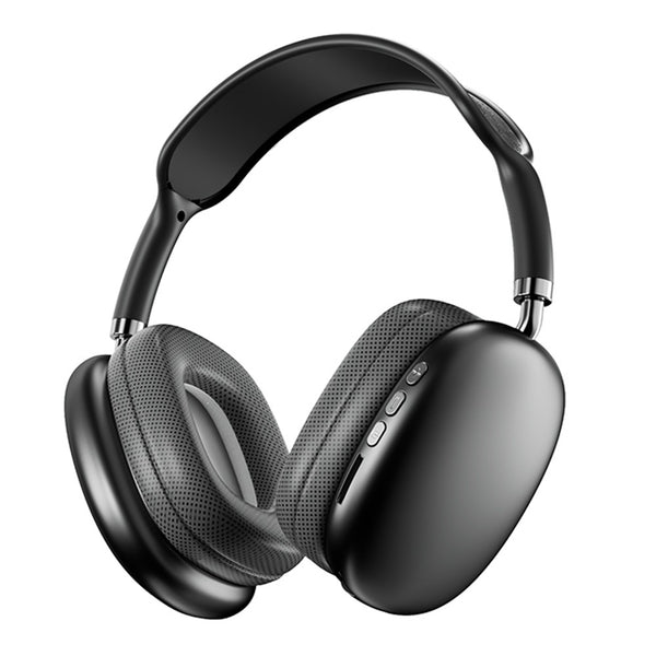 Wireless Headphones TWS Earphones Noise Reduction Headset-Black