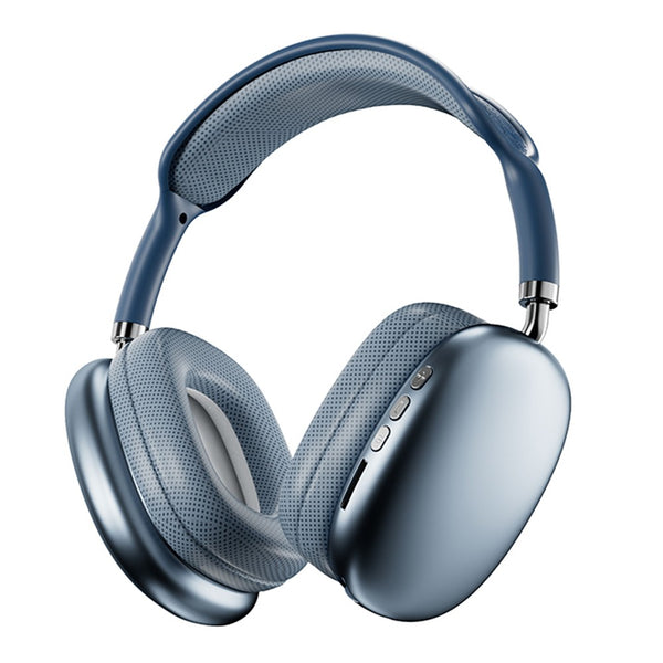 Wireless Headphones TWS Earphones Noise Reduction Headset-Blue