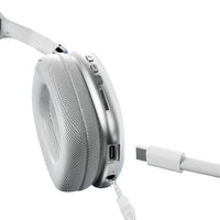Wireless Headphones TWS Earphones Noise Reduction Headset-White