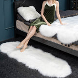 Faux Fur Sheepskin Shaggy Area Rug Floor Mat Living Room Mat Bedroom Shaggy Decor Style 1