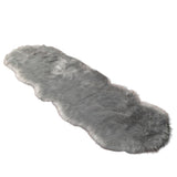 Faux Fur Sheepskin Shaggy Area Rug Floor Mat Living Room Mat Bedroom Shaggy Decor Style 2