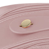 Double Zipper Cosmetic Bag Makeup Organizer Travel Toiletry Bag Pink