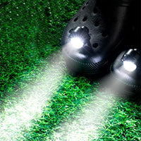 2 Pcs 3 Modes LED Light Waterproof Shoes Lights Night Light Black