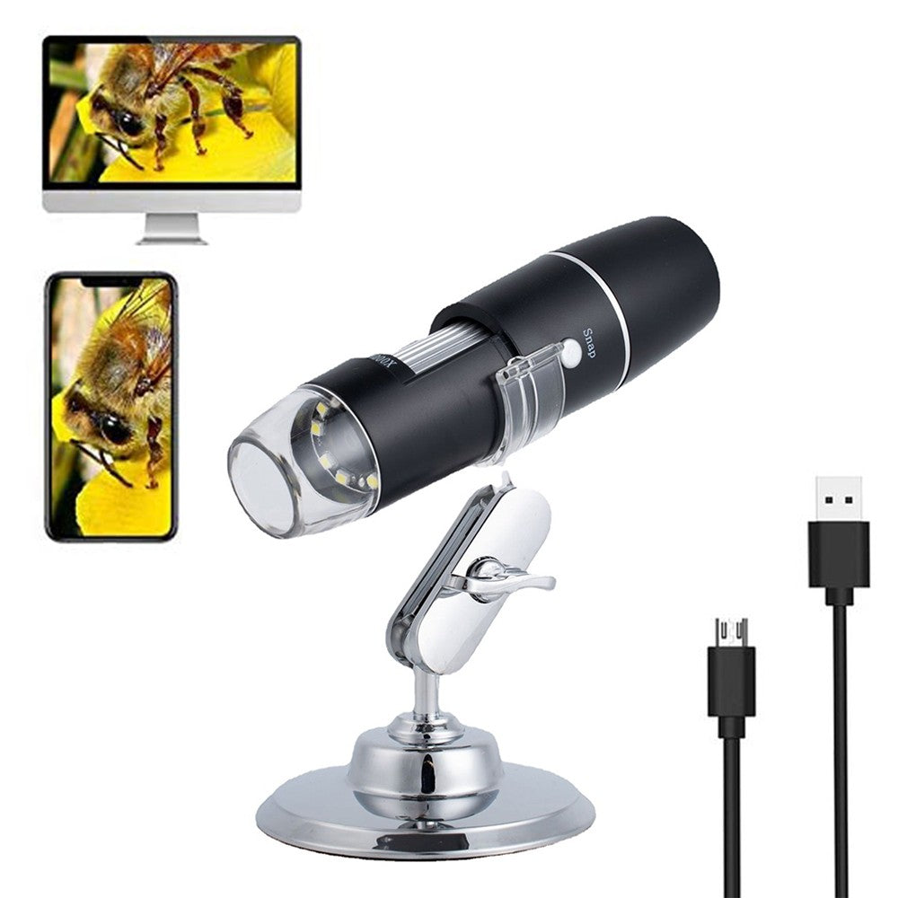 Wireless Digital WiFi USB Microscope Camera 50x-1000x Magnification Mi ...