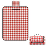 Foldable Picnic Mat Water-resistant Soft Camping Blanket Beach Outdoor Mat Red
