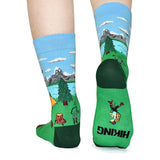 Pair of Unisex Novelty I'D RATHER BE Men Women Funny Sport Cotton Socks-Style 3