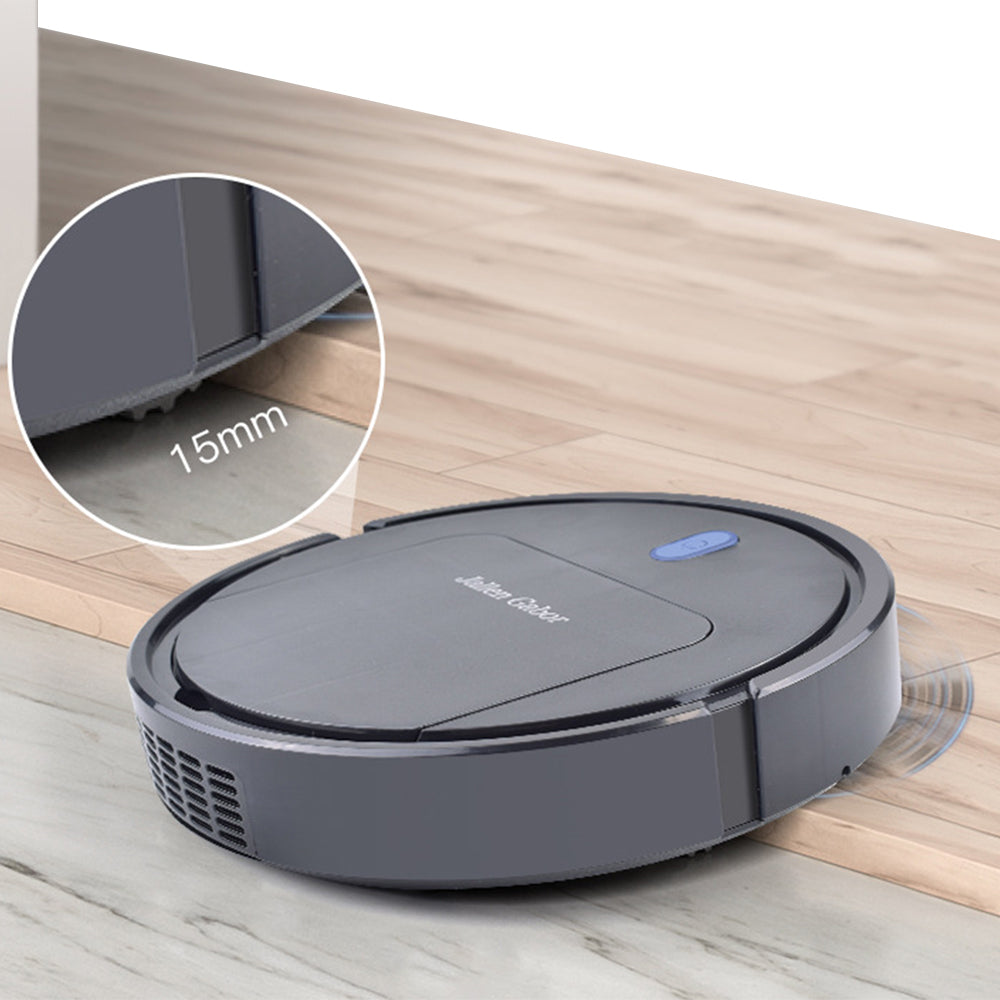 Robot Cleaner Map 3-in-1 Vacuum and Mop Smart Robot Cleaner Black – fancygrab