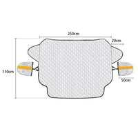 Magnetic Car Windscreen Snow Cover Windshield Anti Frost Cover Sun Shade Shield Dust Protector
