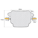 Magnetic Car Windscreen Snow Cover Windshield Anti Frost Cover Sun Shade Shield Dust Protector