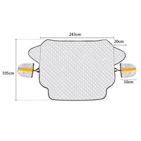 Magnetic Car Windscreen Snow Cover Windshield Anti Frost Cover Sun Shade Shield Dust Protector