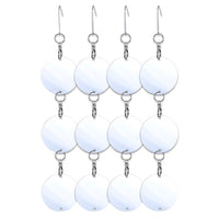4 Set of Reflective Bird Repellent Discs Double-Sided Bird Scare Discs for Farmland Garden Home Window