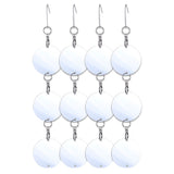 4 Set of Reflective Bird Repellent Discs Double-Sided Bird Scare Discs for Farmland Garden Home Window