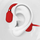 Bone Conduction Headphones Bluetooth 5.0 Wireless Sports Earphones Lightweight Ear Hook Red