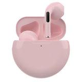 Smartphone Compatible Wireless Earbuds with Charging Case Pink
