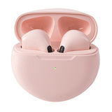 Smartphone Compatible Wireless Earbuds with Charging Case Pink