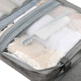Large Capacity Toiletry Bag Travel Bag with Hanging Hook-Grey