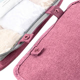 Large Capacity Toiletry Bag Travel Bag with Hanging Hook-Pink