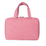 Large Capacity Toiletry Bag Travel Bag with Hanging Hook-Pink