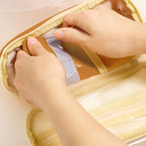 Large Capacity Pencil Case Pen Pouch Storage Bag Khaki