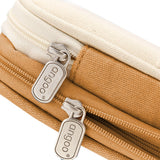 Large Capacity Pencil Case Pen Pouch Storage Bag Khaki