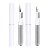 2Pcs 3 in 1 Bluetooth Earphone Cleaning Pen Multifunction Headphone Cleaner Kit with Soft Brush