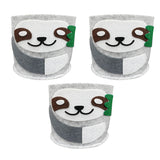 3pcs Decorative Plant Pot Covers Felt Cloth Flowerpot Containers for Indoor Outdoor Pots Garden Home Decor-Style 1