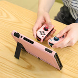 For Nintendo Switch Dockable Case Protective Cover Console JoyCon Grip Case Pink