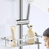 FancyGrab Adjustable Shower Head Holder Bracket Bathroom Shower Hose Clamp for Slide Bar