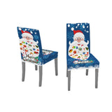 4Pcs Christmas Chair Covers Dining Chair Protectors Slipcovers Xmas Decor Style 1
