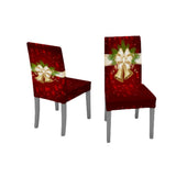 4Pcs Christmas Chair Covers Dining Chair Protectors Slipcovers Xmas Decor Style 2
