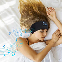 Bluetooth Wireless Stereo Headphone Headband Sport Sleep Head Band